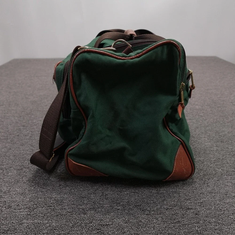 L.L. Bean Vintage Duffle Bag Green 20